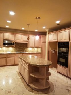 Kitchen cabinets