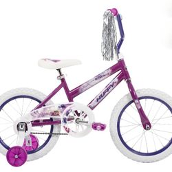 Huffy 16" Sea Star Kids' Bike from Huffy, Fits Riders 42" - 48", Purple, Child, Girls