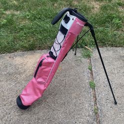 Orlimar Pitch n Putt Pink Golf Bag w/ Stand 