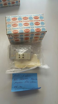 VW - Audi a/c heater motor resistor