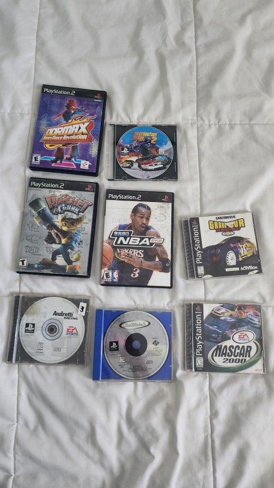 Playstation 1 And Playstation 2 Games