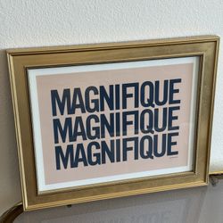 Gold frame + art print