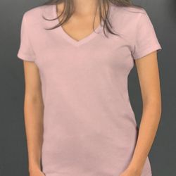 PIMA COTTON V NECK T-SHIRT. NEW SIZE SMALL