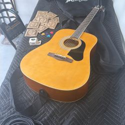 Acoustic Guitar Bundle – Case, Tuner, Picks & Strings – Ready to Play