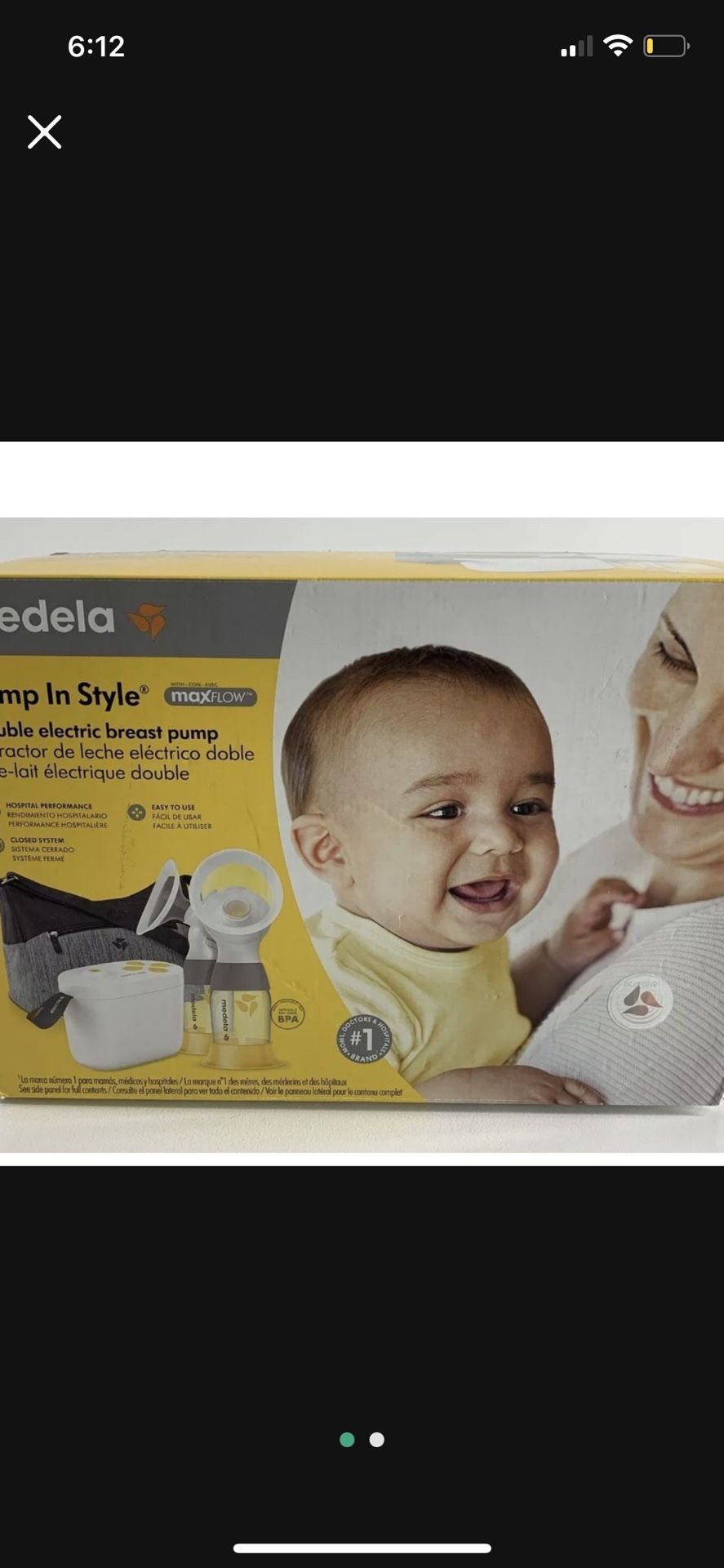 Moving Sale MMedela Pump In Style Double Electric Breast Pump with MaxFlow