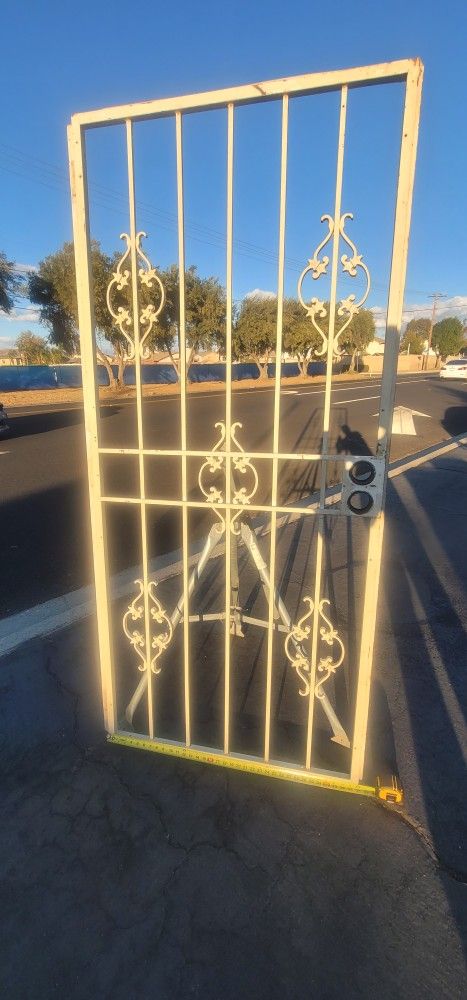 Door Gate Solid Metal Door 80" Tall By 36"For Security Make A Resonble Offer