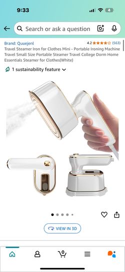 Portable Travel Electric Steam Iron