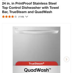 LG Kitchen Dishwasher 