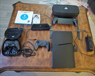 PS5 Digital Slim Midnight Black Elite Bundle!  Must See!