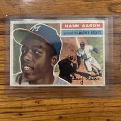1956 Topps #31 Hank Aaron Card