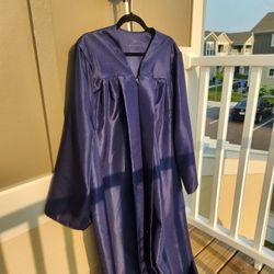 Jostens Navy Graduation Gown 5'7-5'9 