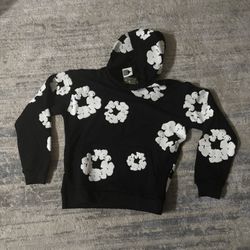 Denim Tear black and white hoodie