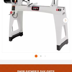 JWL 18 in. x 40 in. 230-Volt 2 HP Wood Lathe