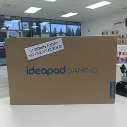 Lenovo IdeaPad Gaming Laptop New -90 Day Warranty-$1 DOWN-NO Credit Needed