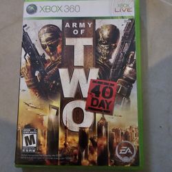 Army Of Two 40 Day Xbox 360