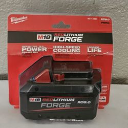 Milwaukee 18V Lithium-Ion REDLITHIUM FORGE XC 8.0 Ah Battery Pack Brand New 