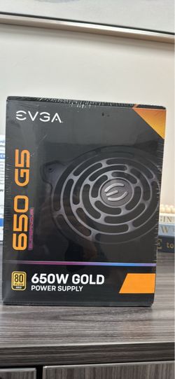 EVGA SuperNOVA 650 G5 650W Gold Power Supply – NEW SEALED – $85