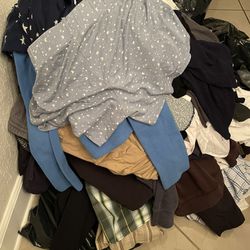 LARGE BAG OF WOMENS AND MENS CLOTHES PICK UP TODAY 