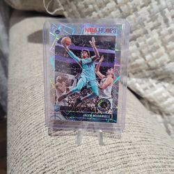 Jayden McDaniel prizm laser rookie premium stock basketball card