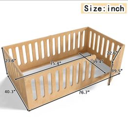 Twin Size floor bed