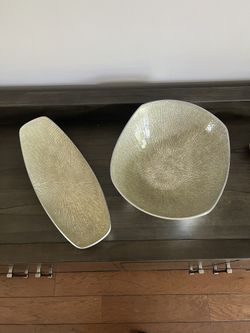 Beautiful Champagne Sparkle Silver Serving Set