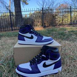 Jordan 1 Court Purple 