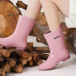Palanone Pink Rain Boots 