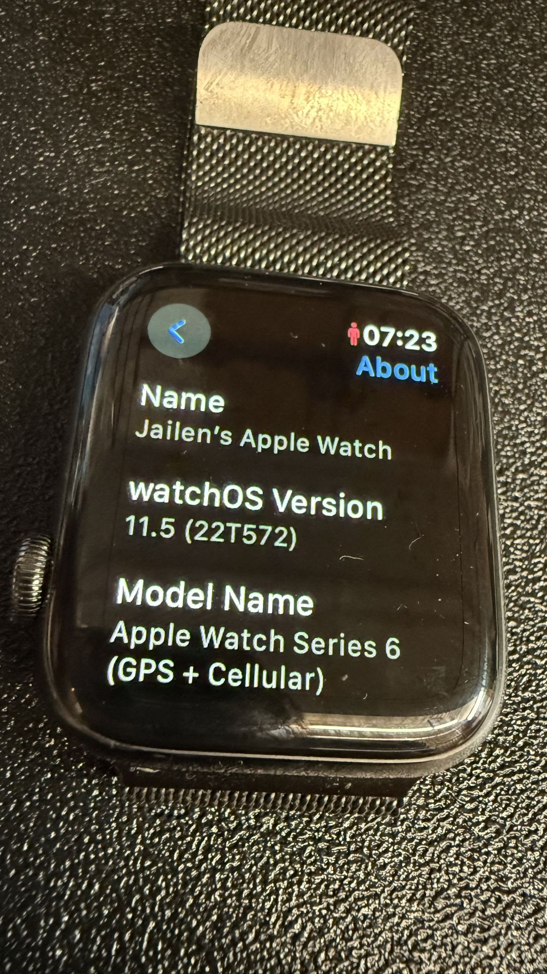 Apple Watch Series 6 Stainless Steel Gps+Cellular 44mm