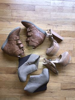 Tan shoe bundle! Steve Madden + Forever 21