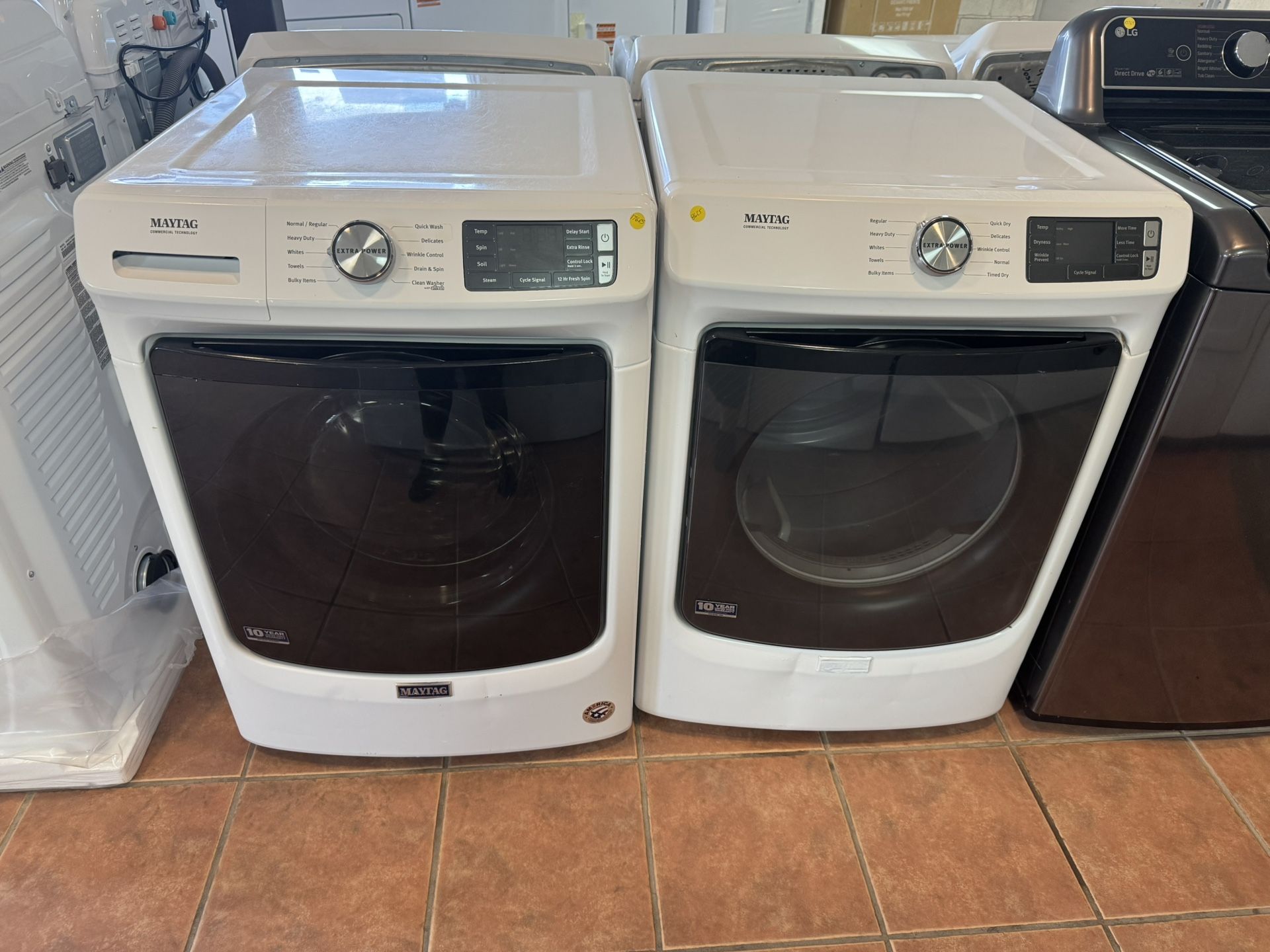 Maytag Front Load Washer And Dryer Set 4.8 Cb Ft