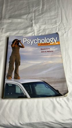 Wadsworth Psychology: A Journey 4th Edition Paperback Textbook Coon Mitterer