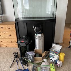 Complete Fish Tank Set up (39 Gallon)
