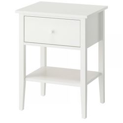 Nightstand, with 1 drawer with shelf/white, 20 7/8x16 7/8x27 1/8 "
