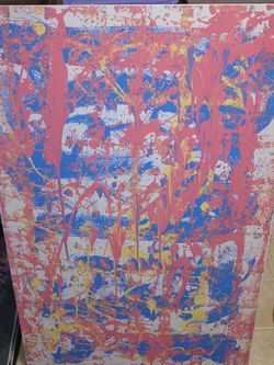 ABSTRACT ACRYLIC PAINTING 