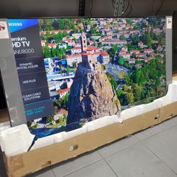 SAMSUNG 75" SMART TV LED 4K HDR NU8000 2019 MODEL STILL WITH PLASTIC FANTASTIC PICTURE QUALITY GUARANTEED 💯🔥🖥🔥😭