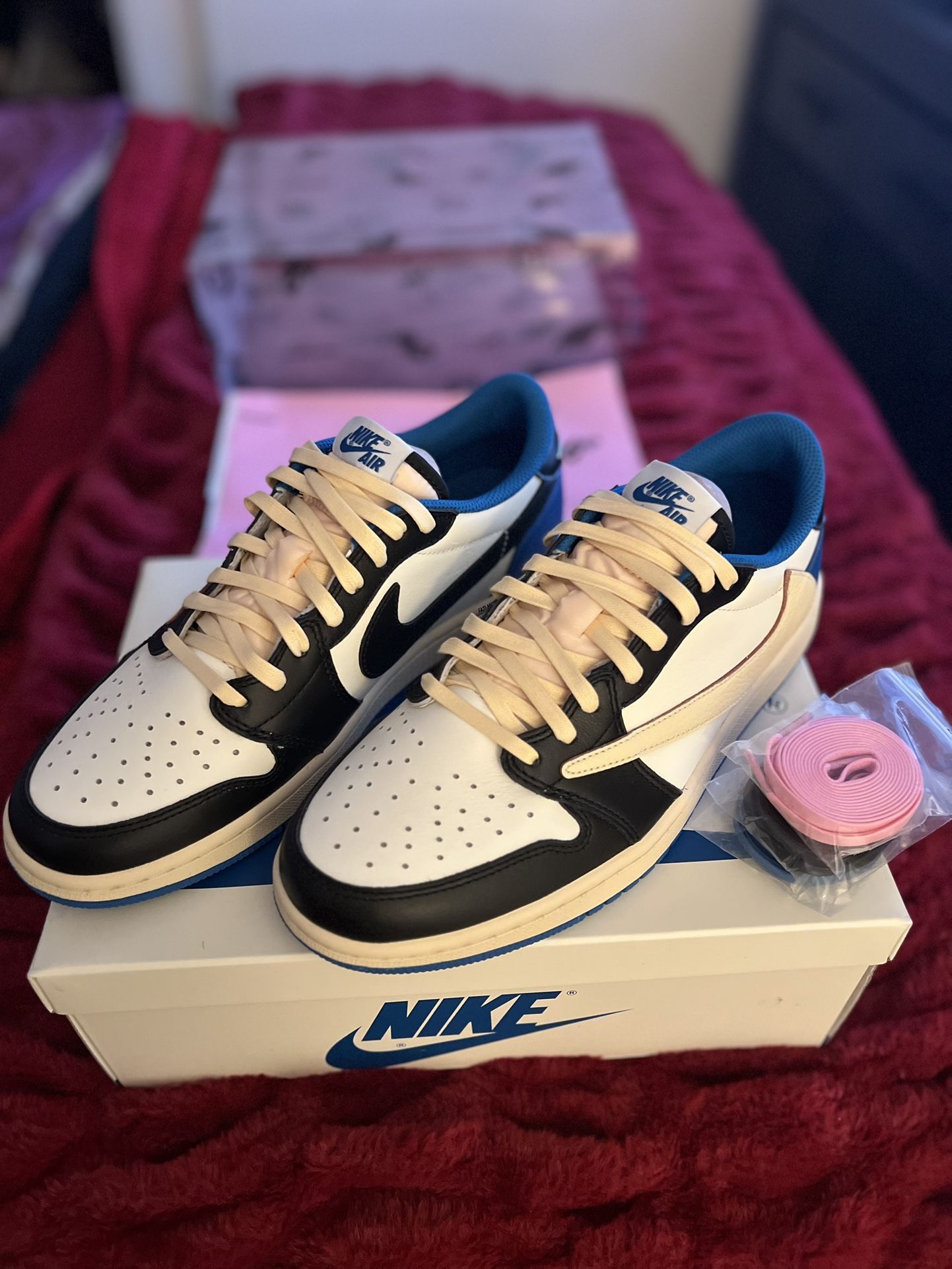 Nike Jordan 1 Low Travis Scott Fragment 9.5 for Sale in San Diego, CA -  OfferUp