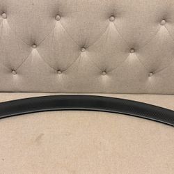 tesla model carbon fiber spoiler lip