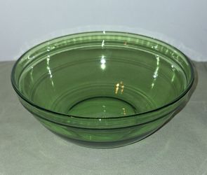 Vintage 8" Duralex Green Glass Mixing Bowl (1.5 Qt) – Made in France