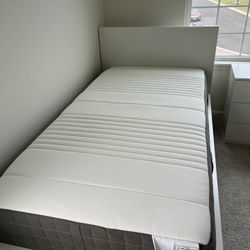 Ikea Malm Twin Bed With Ikea Mattress