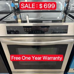 Frigidaire Induction Range/ Convection with Self-Cleaning  Free One Year Warranty