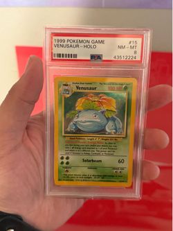 Venusaur Base set PSA 8
