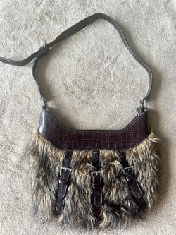Faux Fur Shoulder Bag