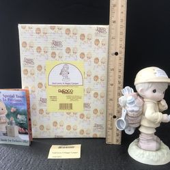 Precious Moments #587893 “God Loves a Happy Camper”