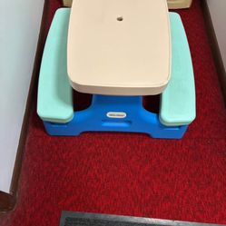 Used Tikes Kids Picnic Table 
