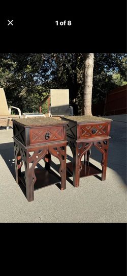 Moroccan inspired side tables/nightstands