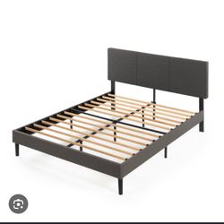 Queen Bed frame with headboard (new)