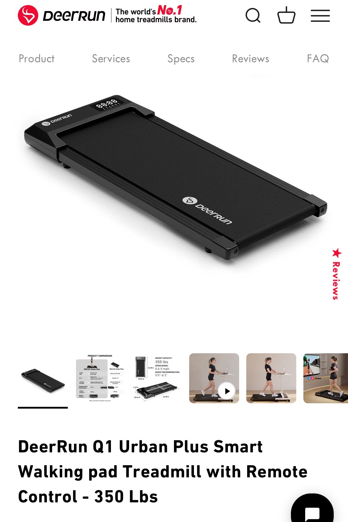 Deer run treadmill Lightly Used
