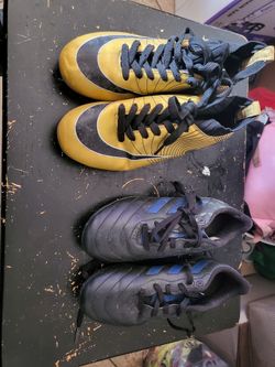 Soccer cleats size 1.5 and size 2 .5