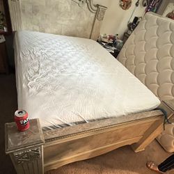 Bed Frame with Dresser