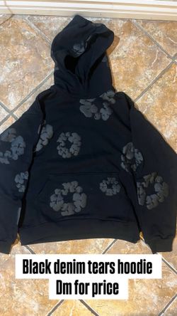 Denim tear hoodie size large
